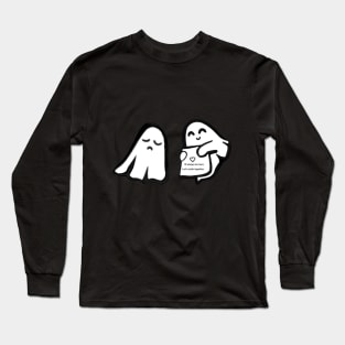 Ghost Giving Support to a Friend Long Sleeve T-Shirt